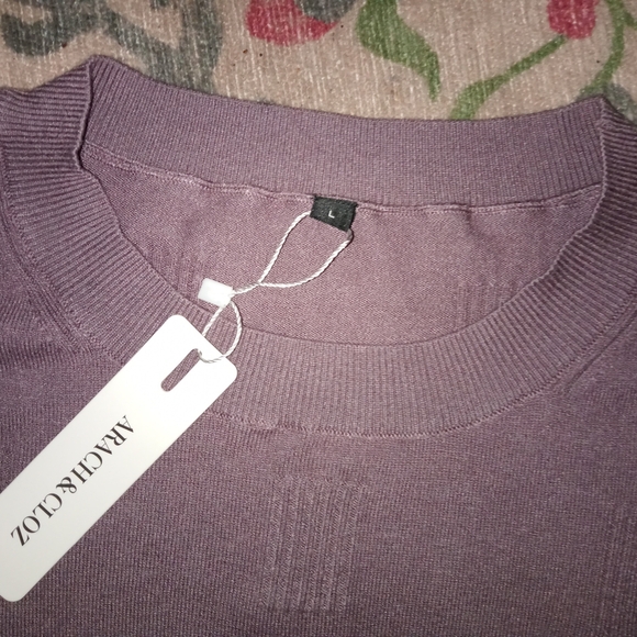 ARACH & CLOZ Lavender Knit Top - Picture 4 of 7